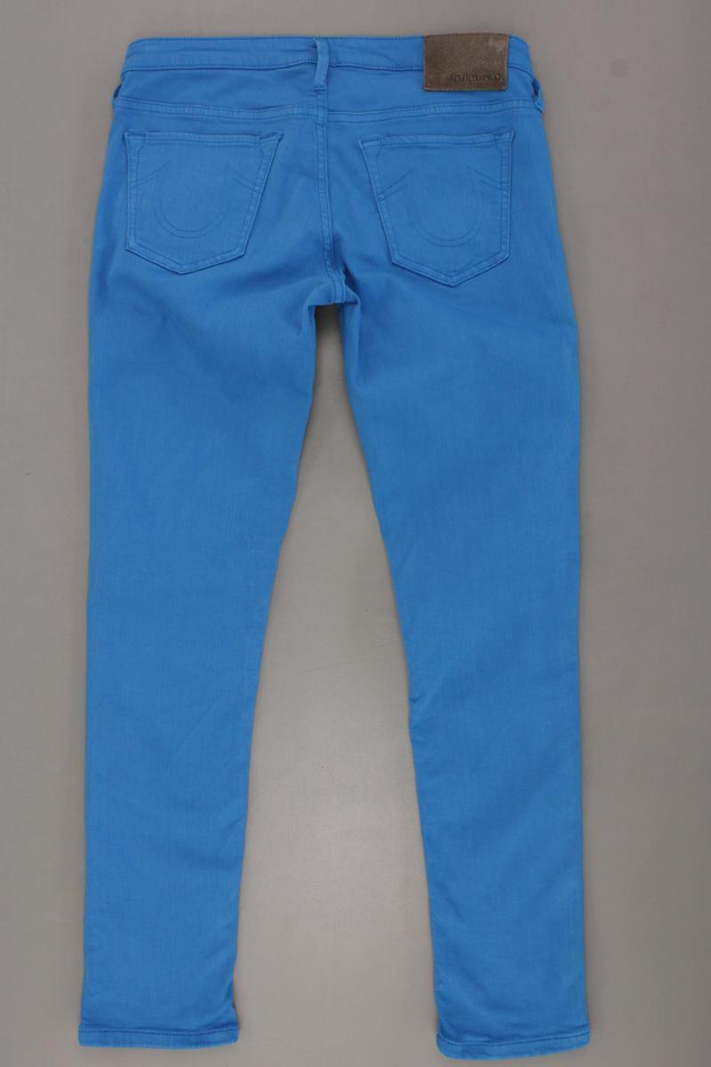 True Religion Skinny Jeans Gr. W28 Modell Halle blau aus Baumwolle