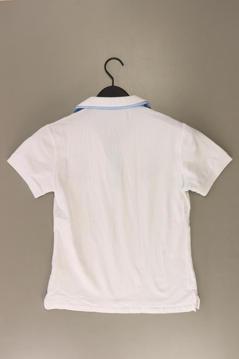 La Martina Poloshirt Gr. 36 Kurzarm weiß aus Baumwolle