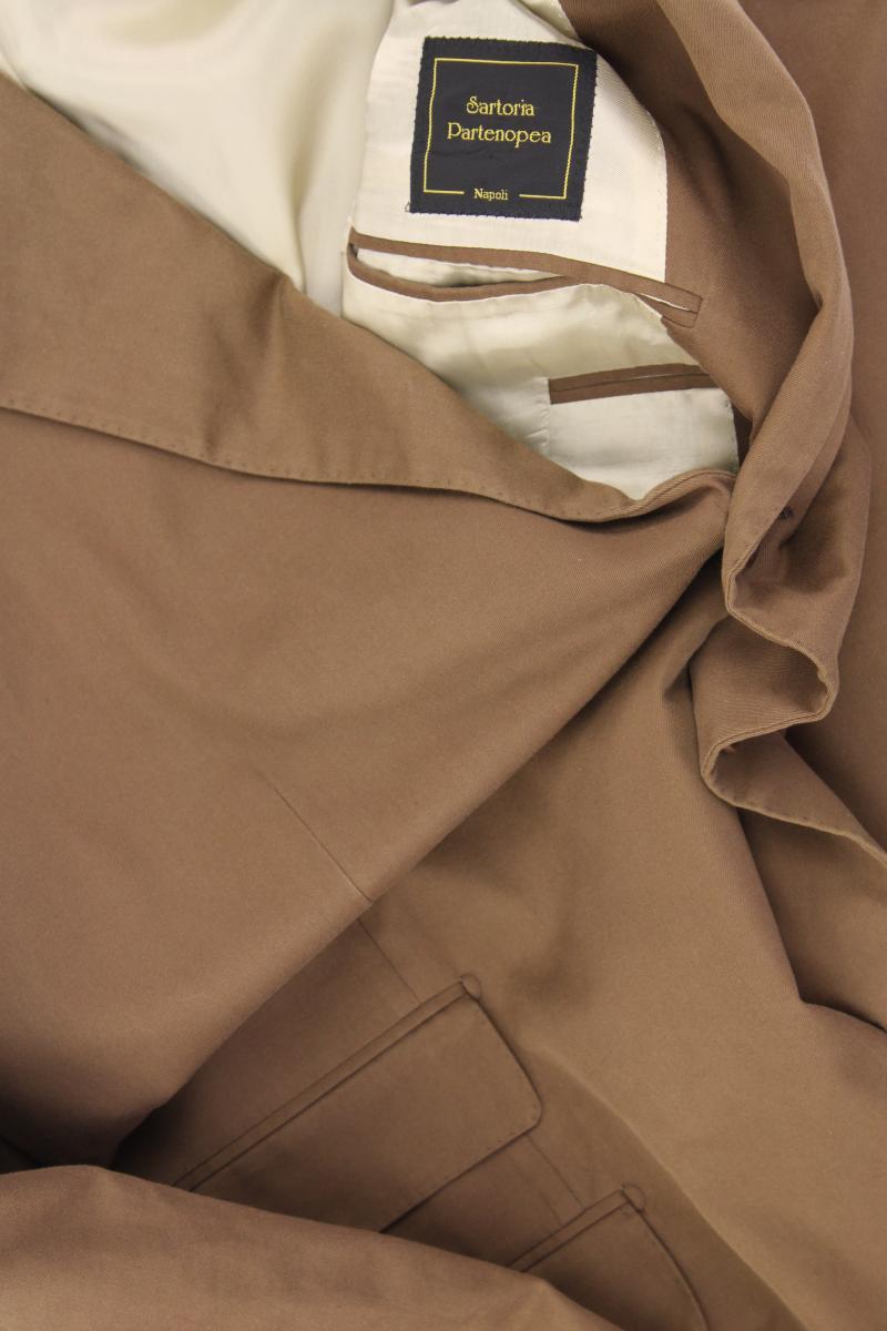 Sartoria Partenopea Longsakko für Herren Gr. M Vintage braun aus Baumwolle