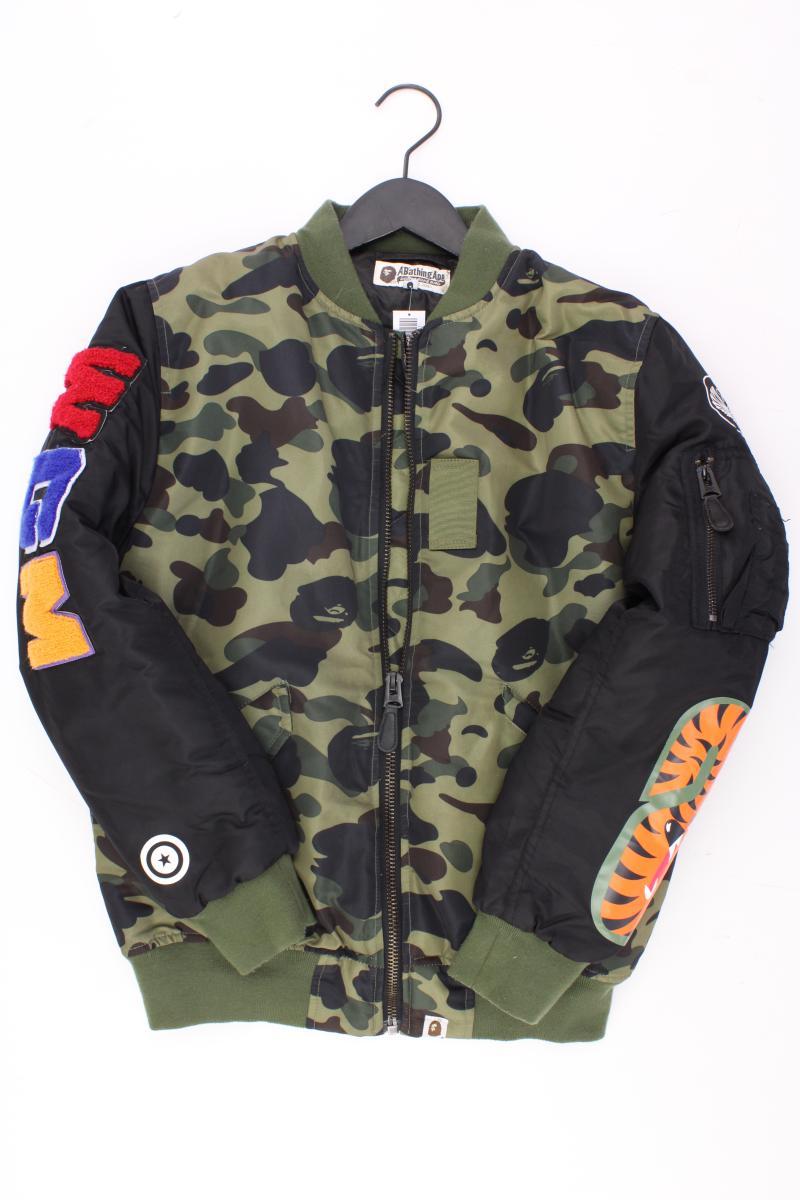A Bathing Ape Bomberjacke für Herren Gr. M camouflage olivgrün aus Baumwolle
