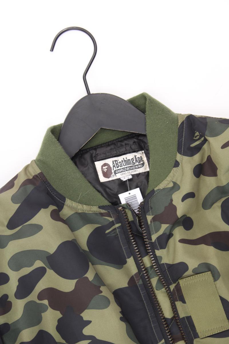A Bathing Ape Bomberjacke für Herren Gr. M camouflage olivgrün aus Baumwolle