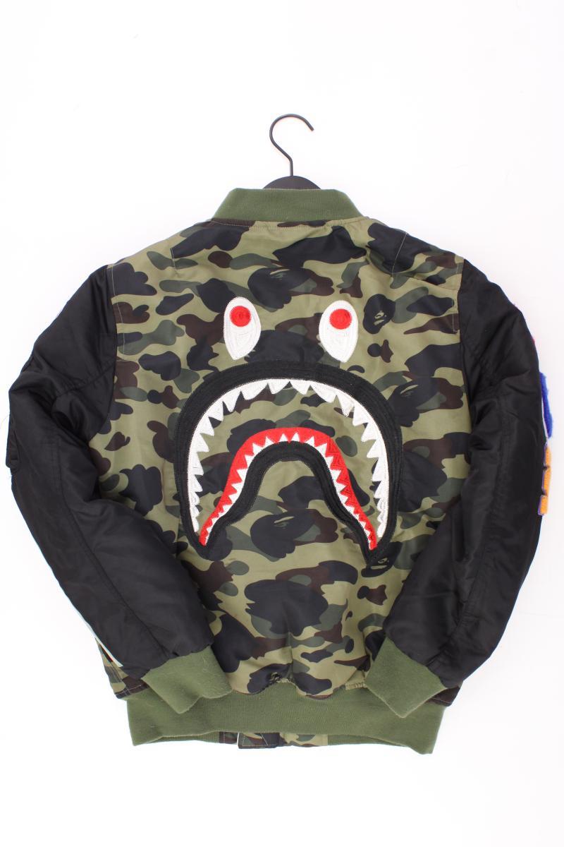 A Bathing Ape Bomberjacke für Herren Gr. M camouflage olivgrün aus Baumwolle