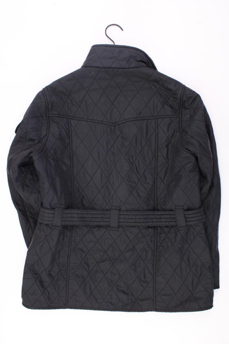 Barbour International Steppjacke Gr. 42 mit Gürtel schwarz