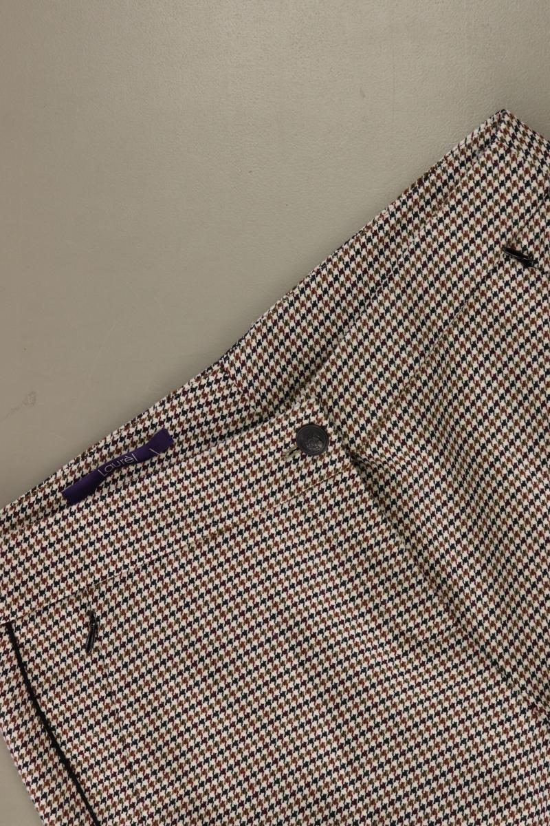 Laurèl Stoffhose Gr. 38 hahnentritt braun aus Polyester