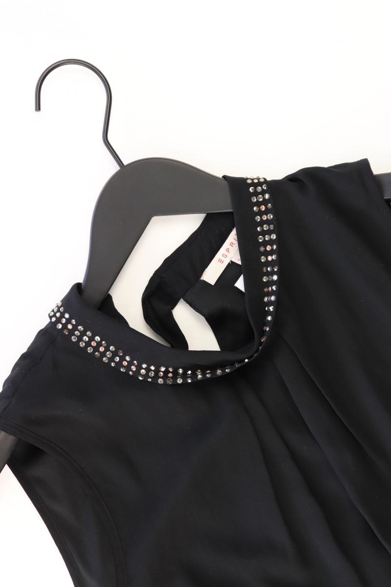 Esprit Ärmellose Bluse Gr. 40 mit Nieten schwarz aus Polyester