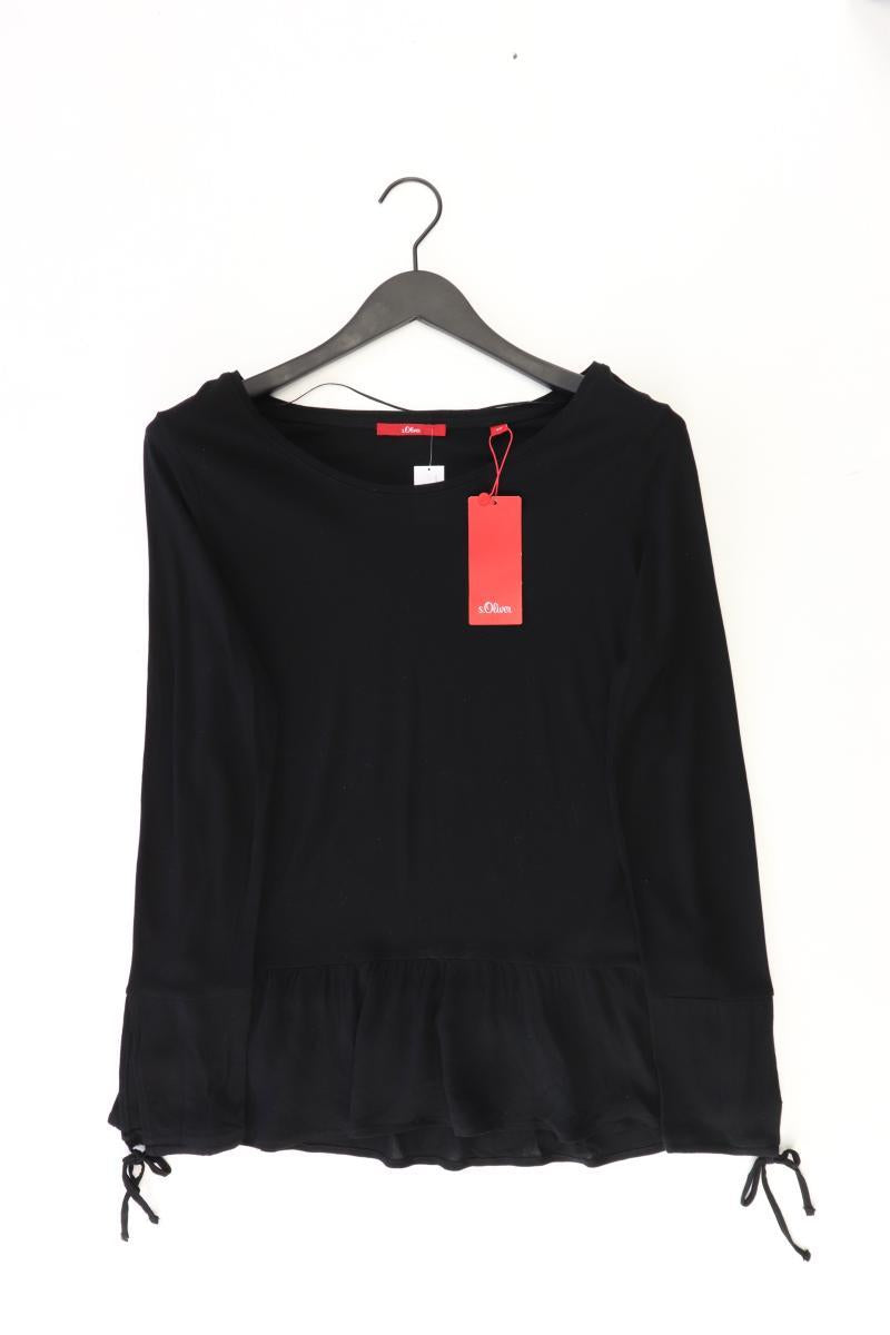 s.Oliver Langarmbluse Gr. 40 neu mit Etikett Neupreis: 49,99€! schwarz