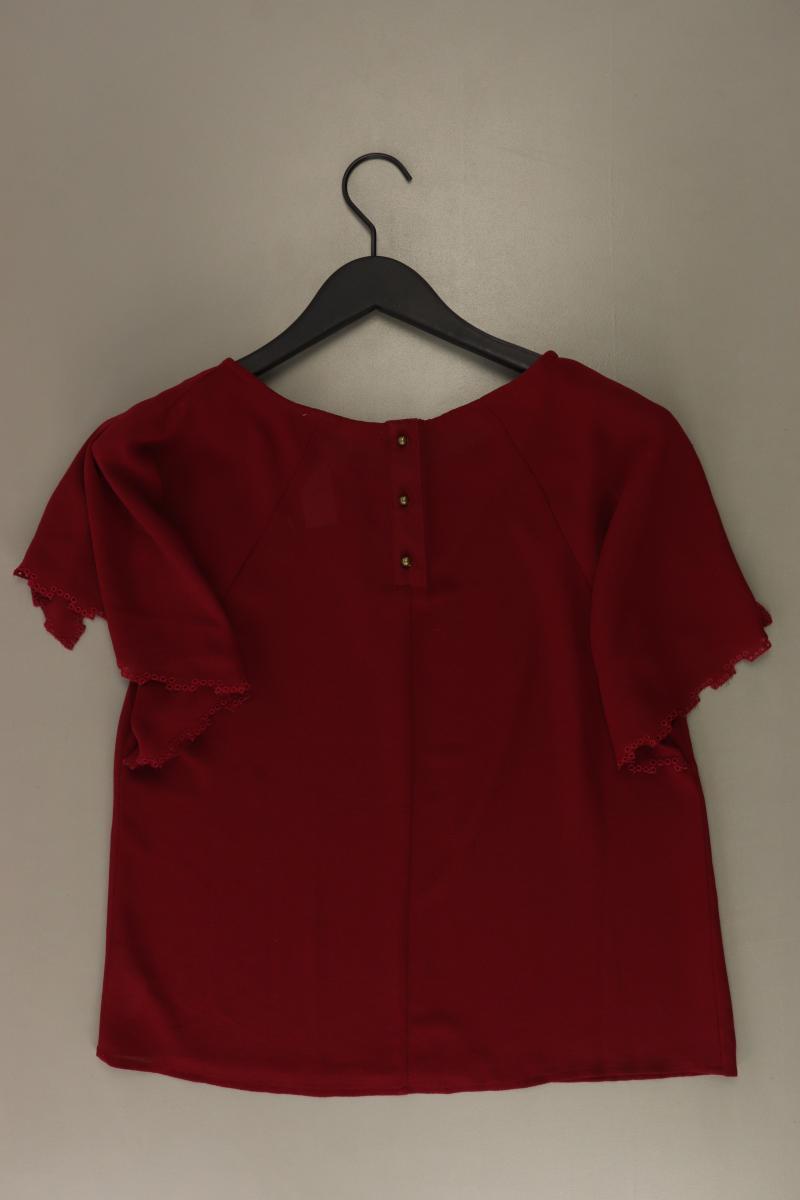 forever 21 Kurzarmbluse Gr. S rot aus Polyester