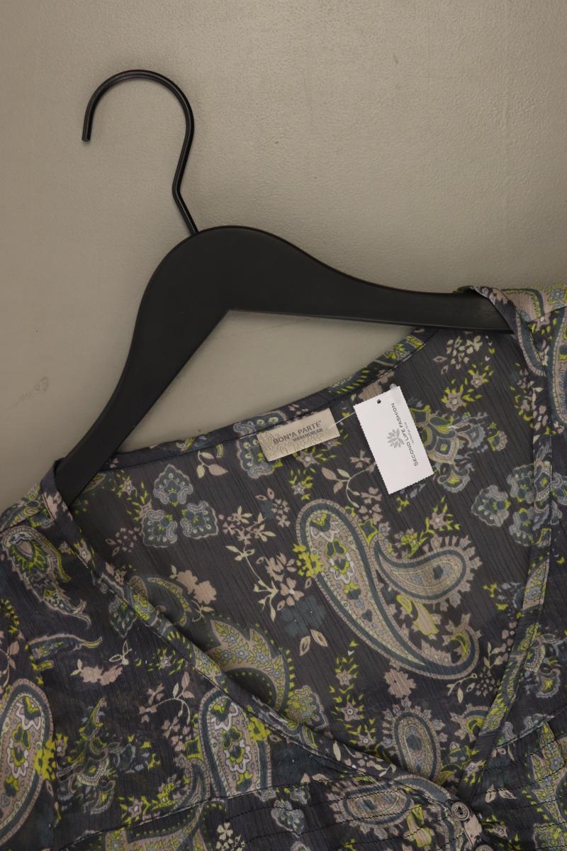 Bon A'Parte Langarmbluse Gr. 38 mit Paisleymuster 3/4 Ärmel grau aus Polyester