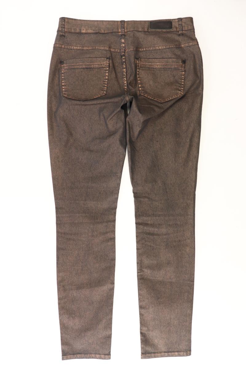 More&More Straight Jeans Gr. 38 mit Glitzer braun aus Baumwolle