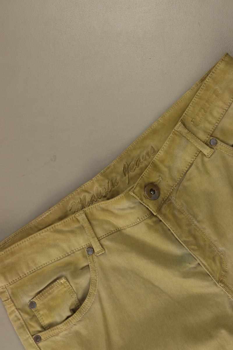 Malvin Five-Pocket-Hose Gr. 38 olivgrün aus Baumwolle