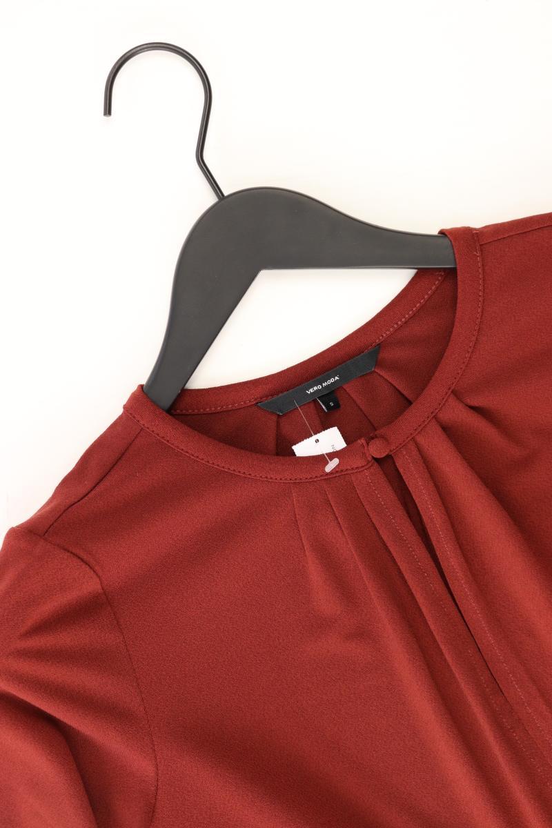 Vero Moda Langarmbluse Gr. S rot aus Polyester