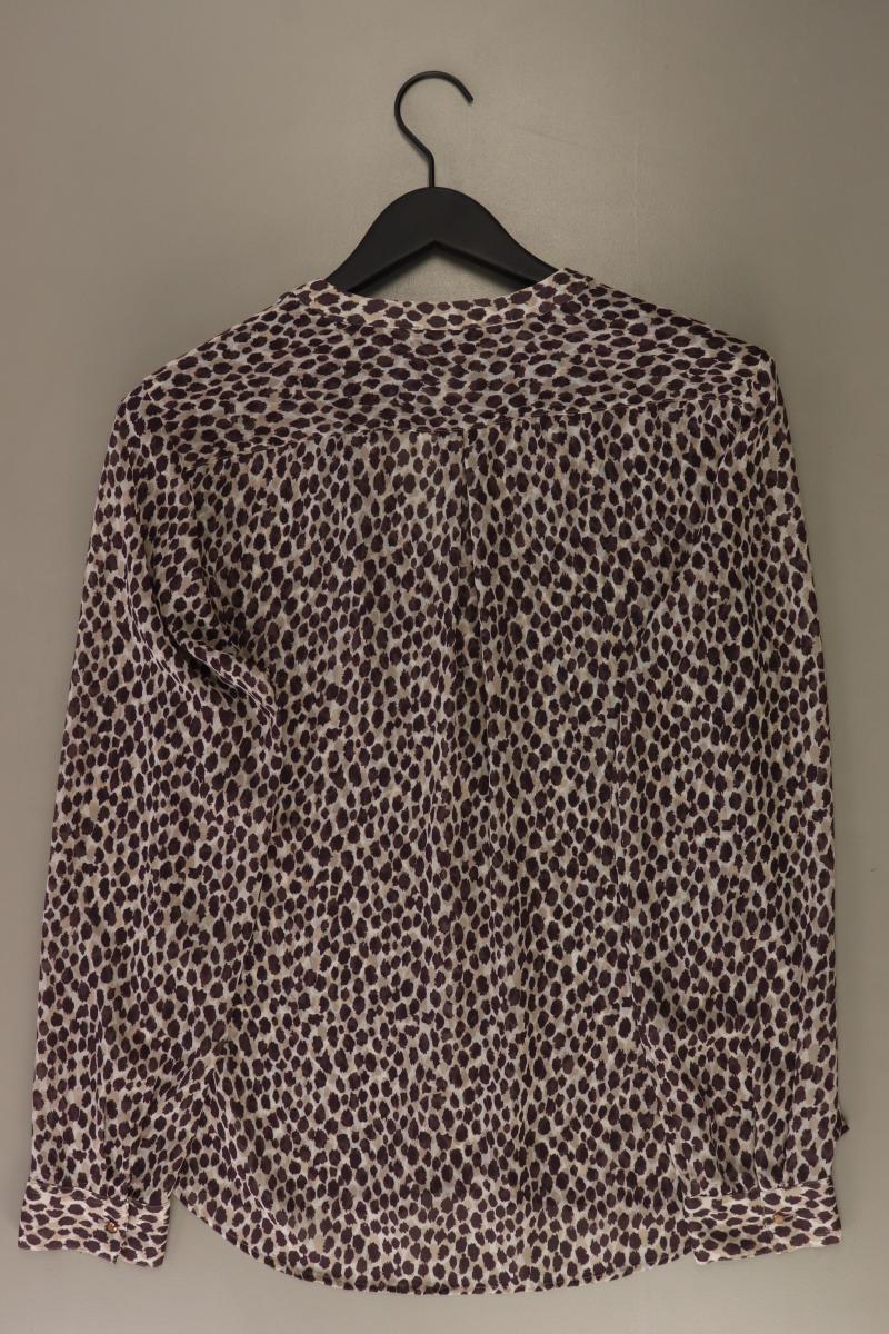 Rich&Royal Langarmbluse Gr. 42 mit Tierdruck braun aus Polyester