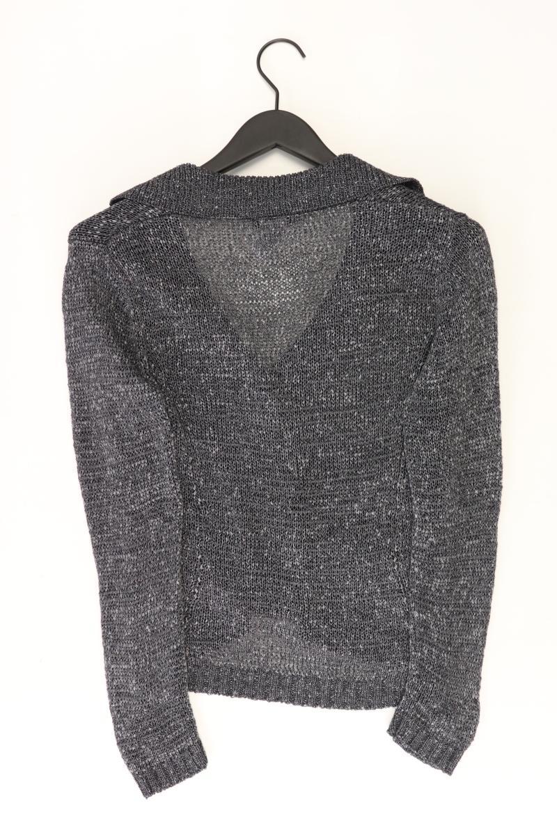 Monari Strickjacke Gr. 36 Langarm grau aus Polyacryl