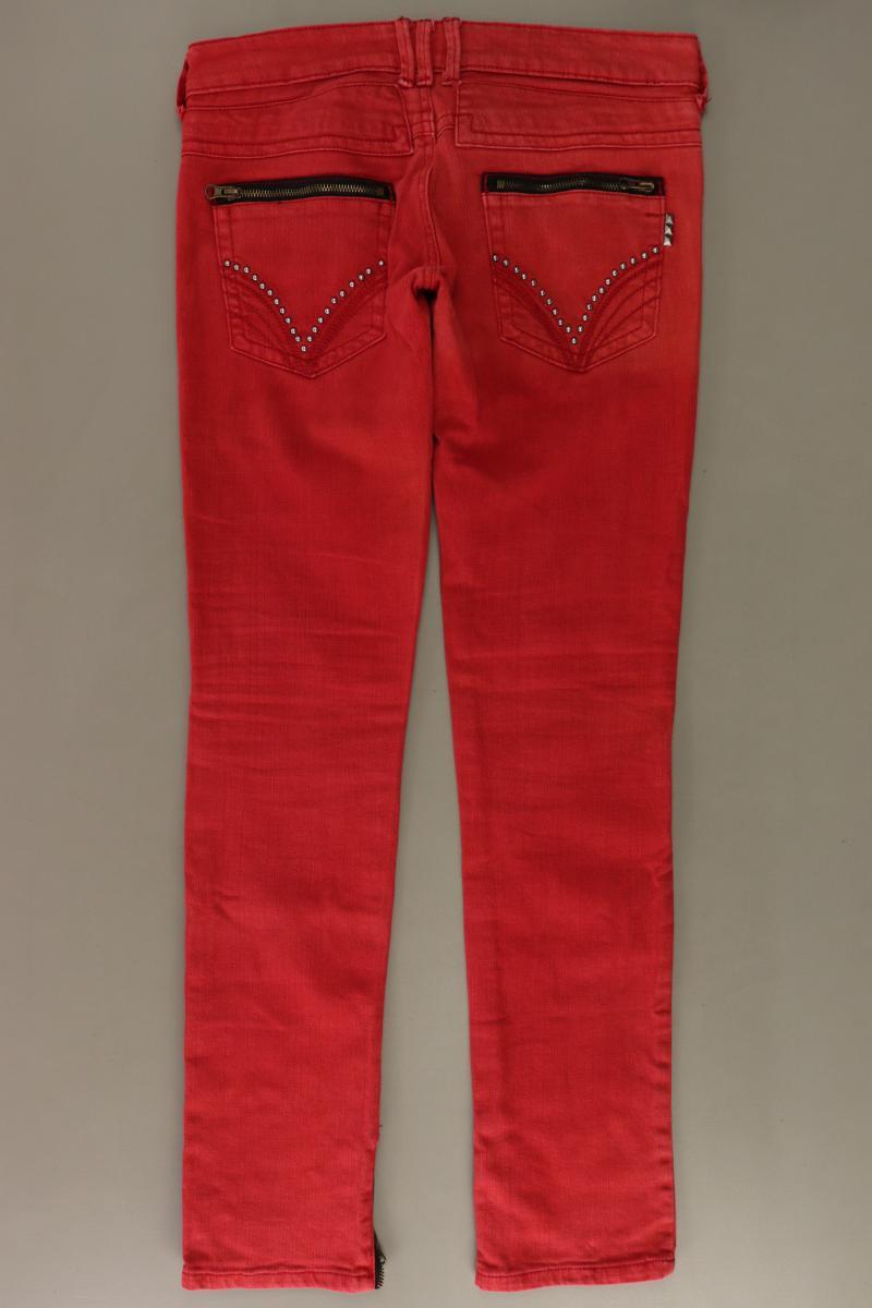 Sugar&Spice Straight Jeans Gr. W27 rot aus Baumwolle
