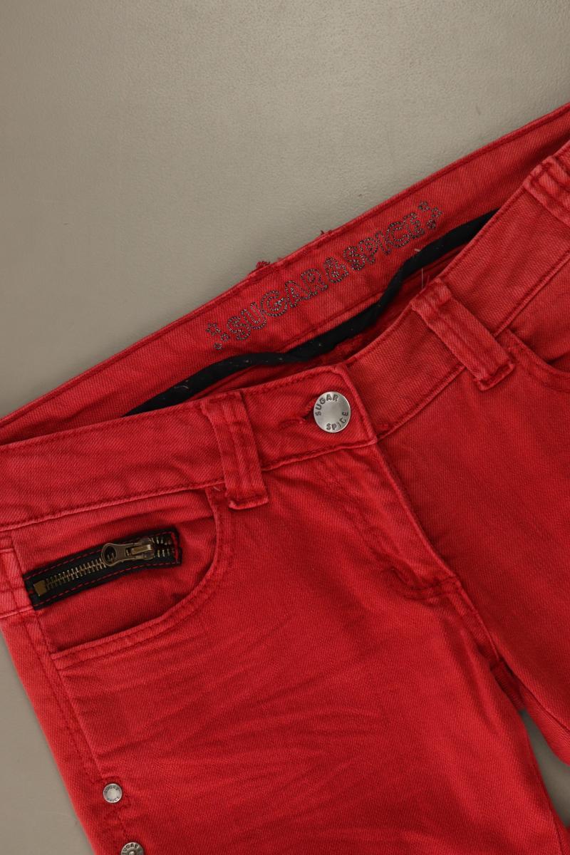 Sugar&Spice Straight Jeans Gr. W27 rot aus Baumwolle
