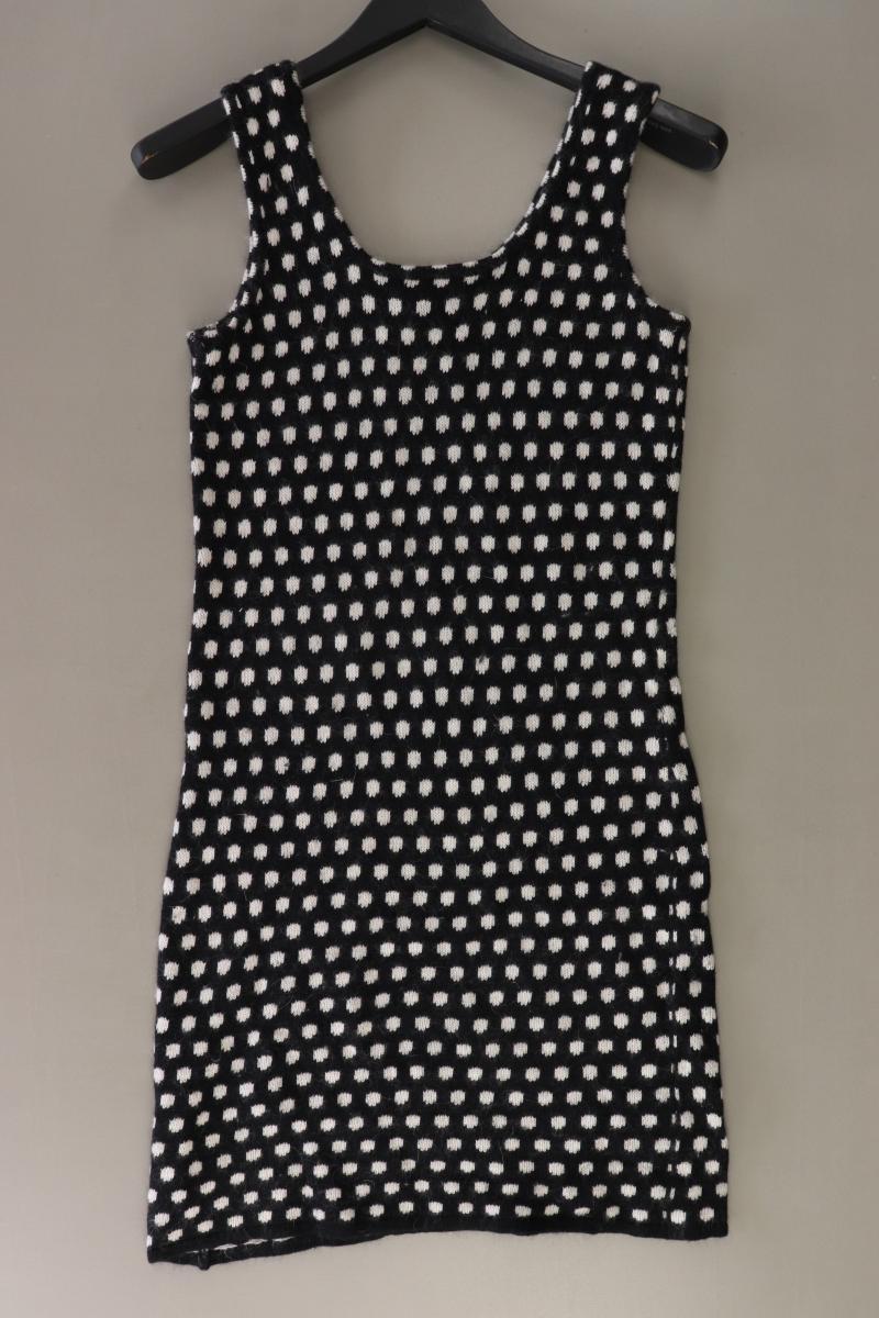 Lavand Wollkleid Gr. XS gepunktet Träger schwarz