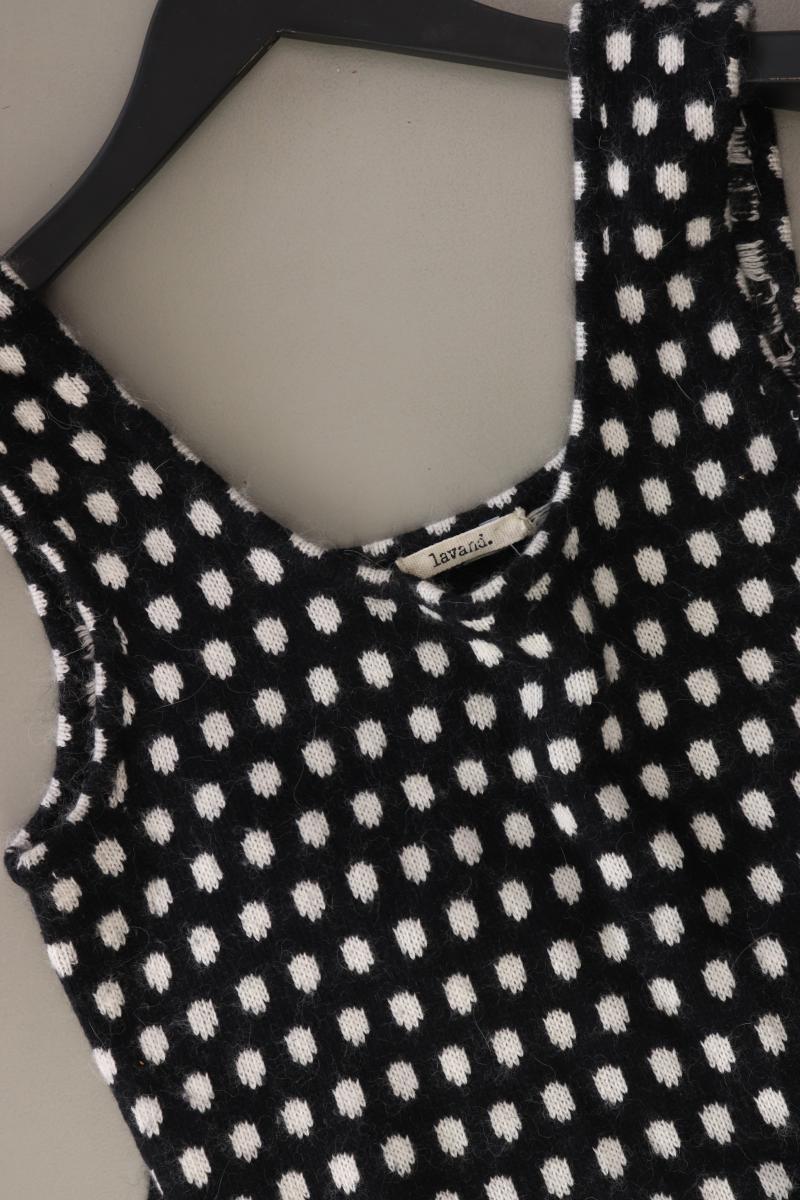 Lavand Wollkleid Gr. XS gepunktet Träger schwarz