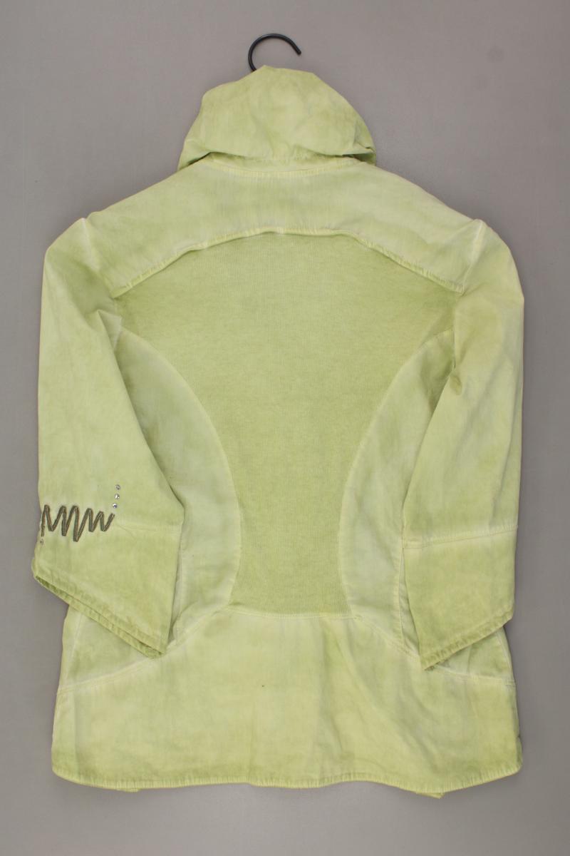 Elisa Cavaletti Regular Bluse Gr. 42 3/4 Ärmel grün aus Baumwolle