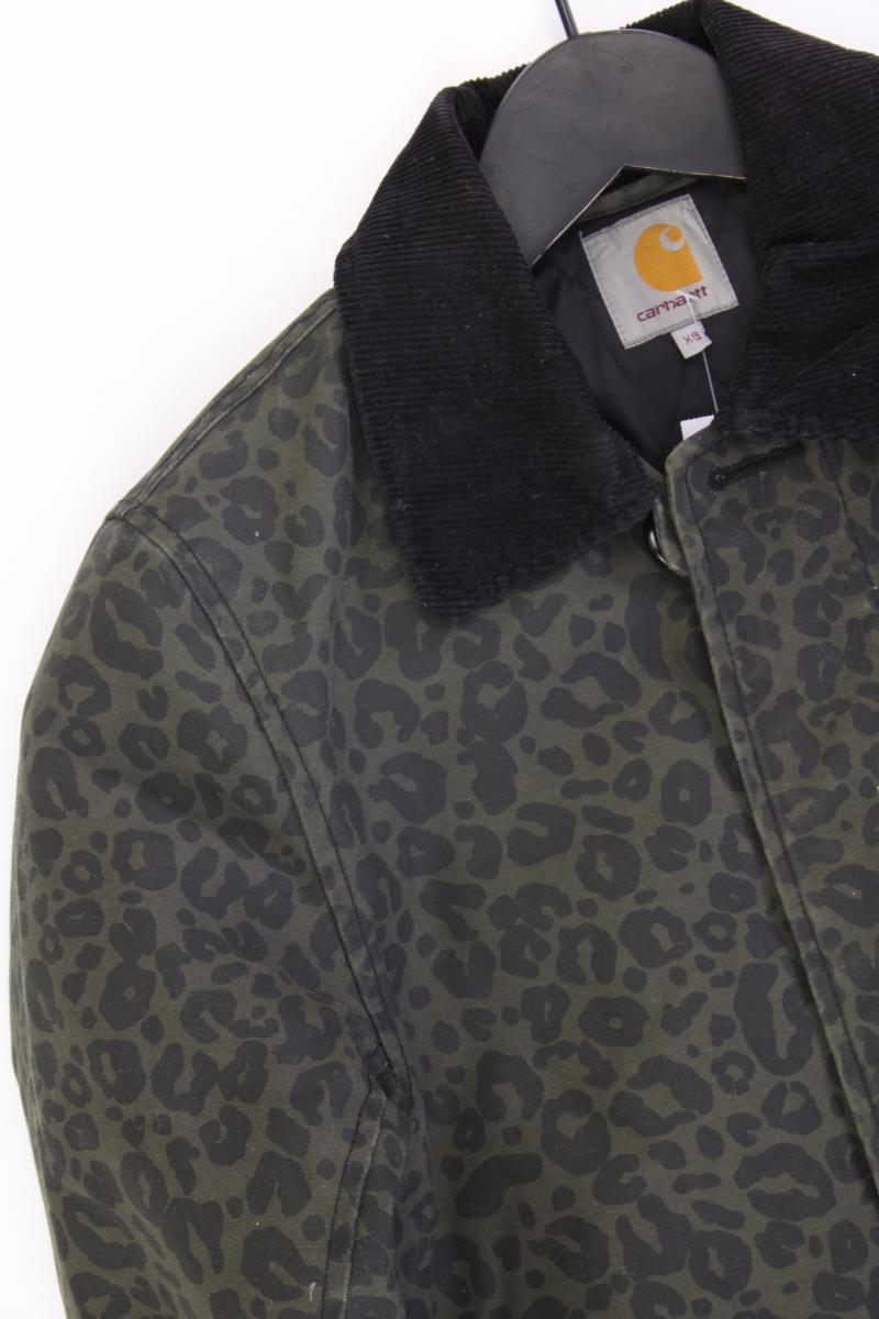 Carhartt Lange Jacke Gr. XS mit Tierdruck olivgrün aus Baumwolle