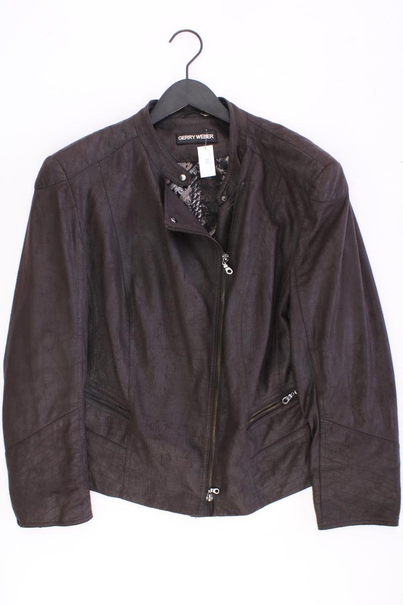 Gerry Weber Regular Jacke Gr. 48 braun aus Polyester