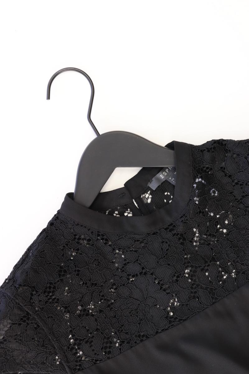 Esprit Kurzarmbluse Gr. 36 schwarz aus Polyester