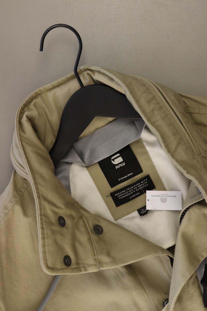 G-Star RAW Regular Mantel für Herren Gr. XL neuwertig braun aus Baumwolle
