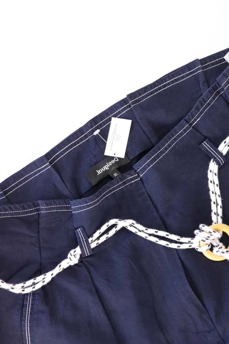 Desigual 7/8 Hose Gr. XL blau aus Lyocell