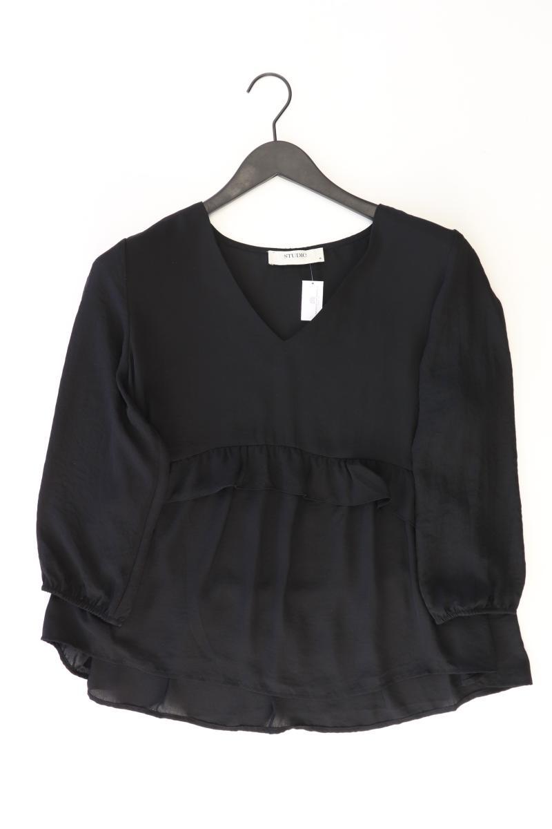 Only Regular Bluse Gr. M 3/4 Ärmel schwarz aus Polyester