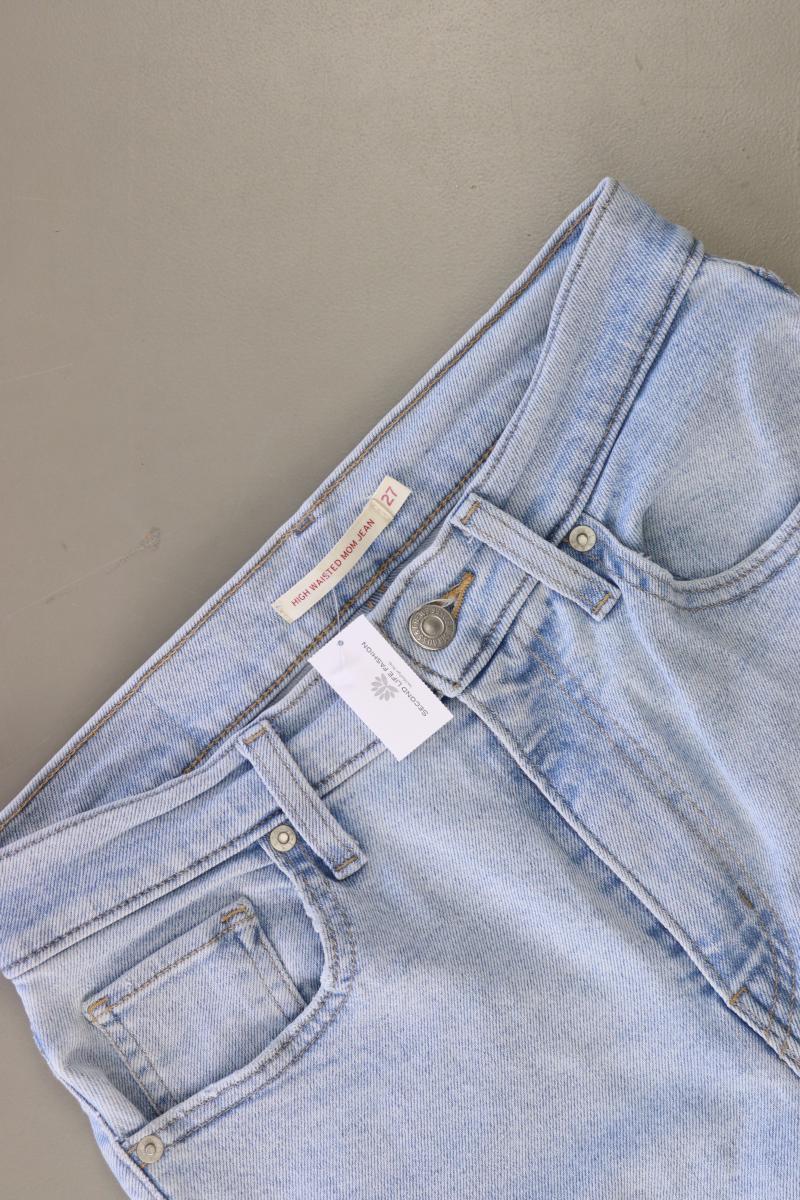 Levi's Mom Jeans Gr. W27 blau aus Baumwolle