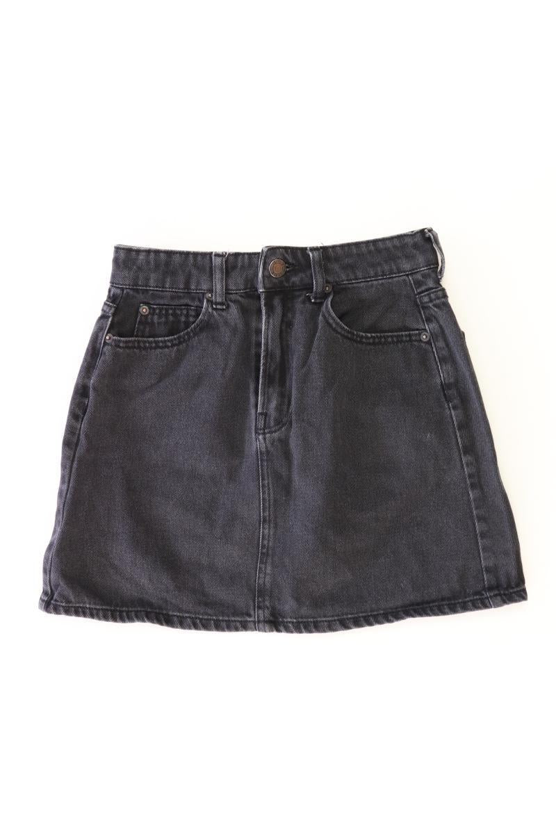 Bershka Jeansrock Gr. 32 schwarz aus Baumwolle