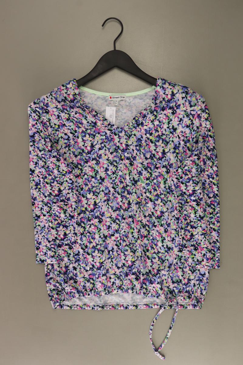 Street One Regular Bluse Gr. 36 neuwertig 3/4 Ärmel lila aus Viskose