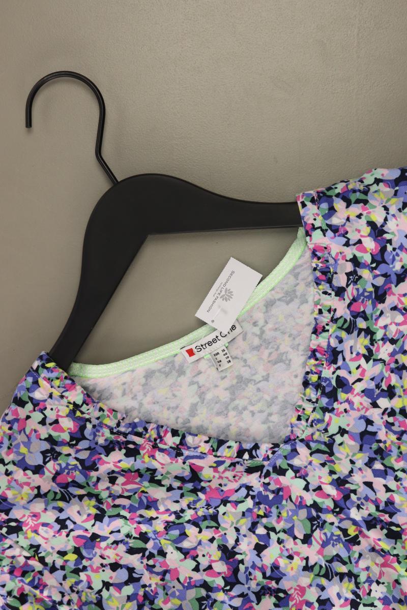 Street One Regular Bluse Gr. 36 neuwertig 3/4 Ärmel lila aus Viskose