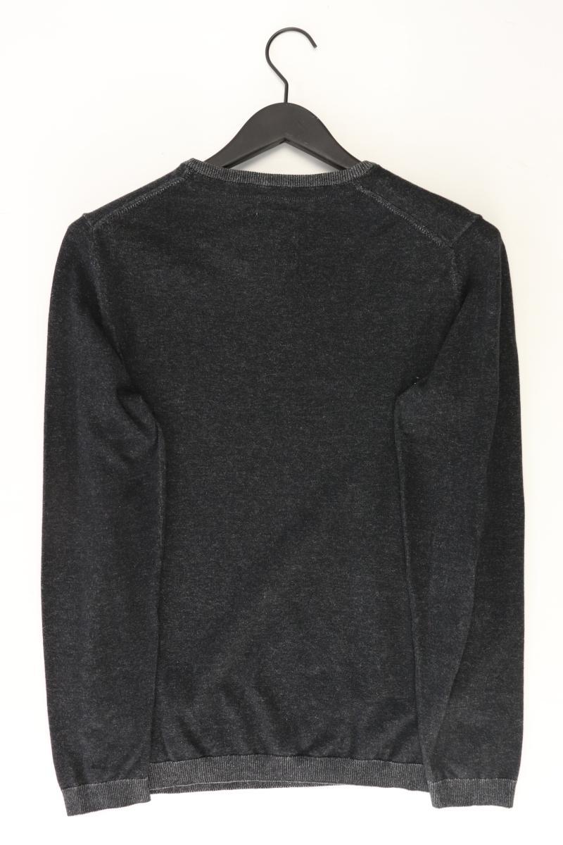 edc by Esprit Feinstrickpullover für Herren Gr. M grau aus Baumwolle