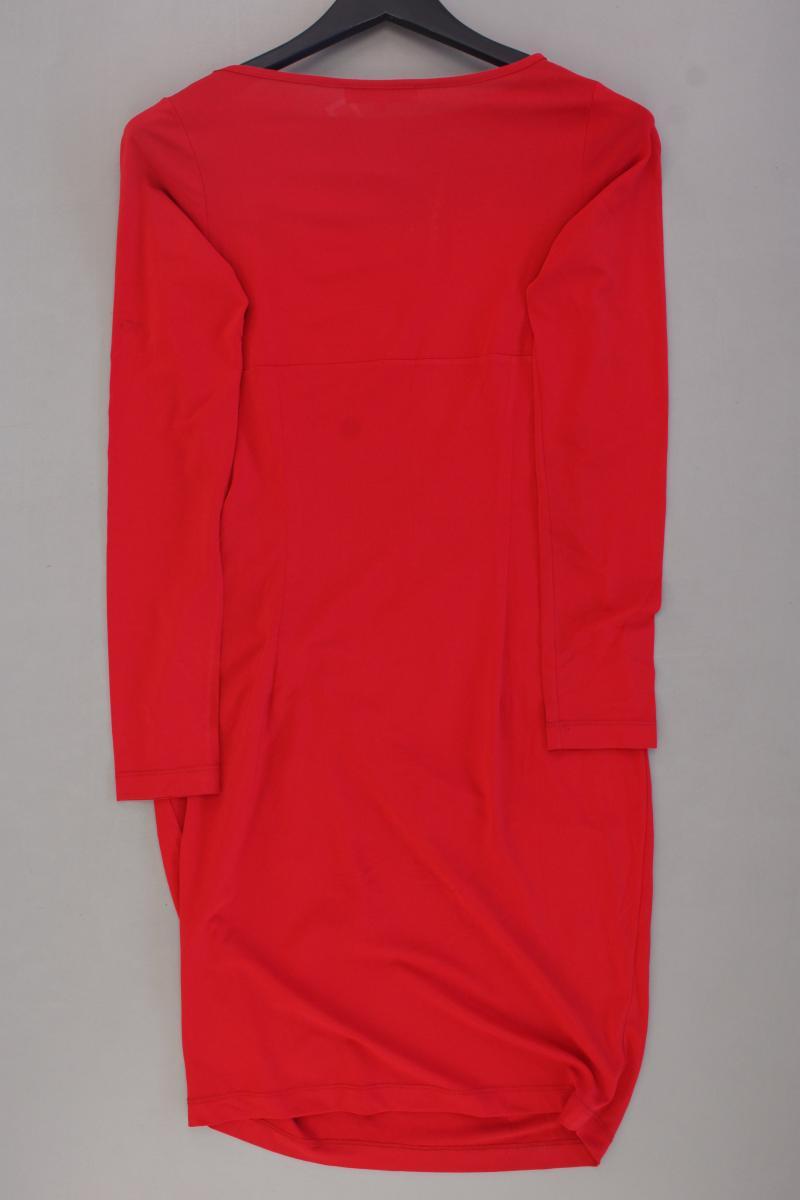 PiuPiu Schlauchkleid Gr. S Langarm rot aus Acetat