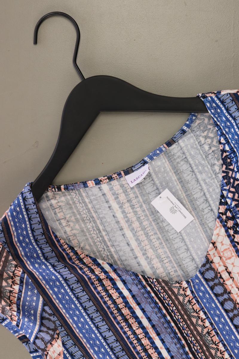 Lascana Kurzarmkleid Gr. 38 blau aus Viskose