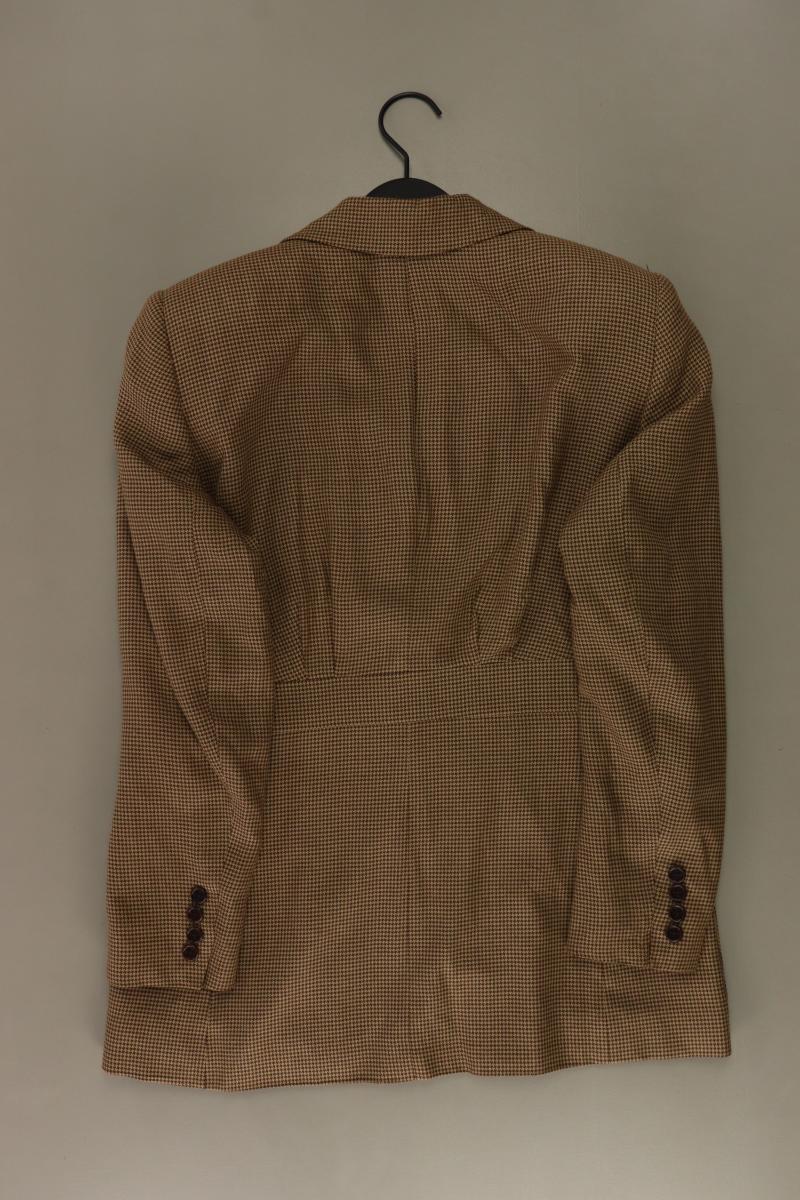 LAUREN Ralph Lauren Longblazer Gr. US 6 (XS) hahnentritt Vintage braun aus Rayon