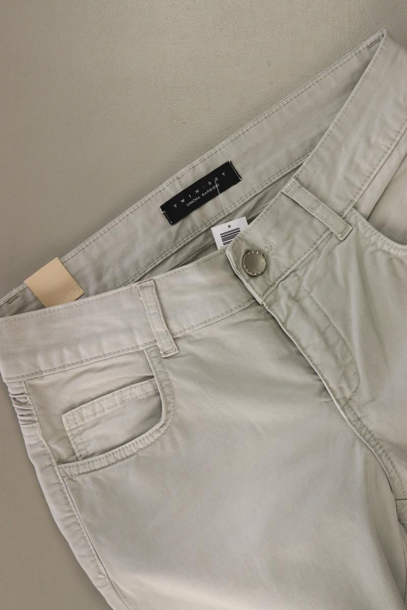 Twin Set Skinny Jeans Gr. W27 grau aus Baumwolle