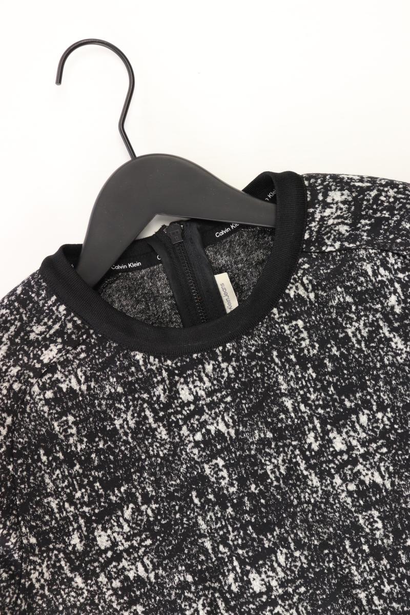 Calvin Klein Jeans Wollkleid Gr. S neuwertig Kurzarm schwarz