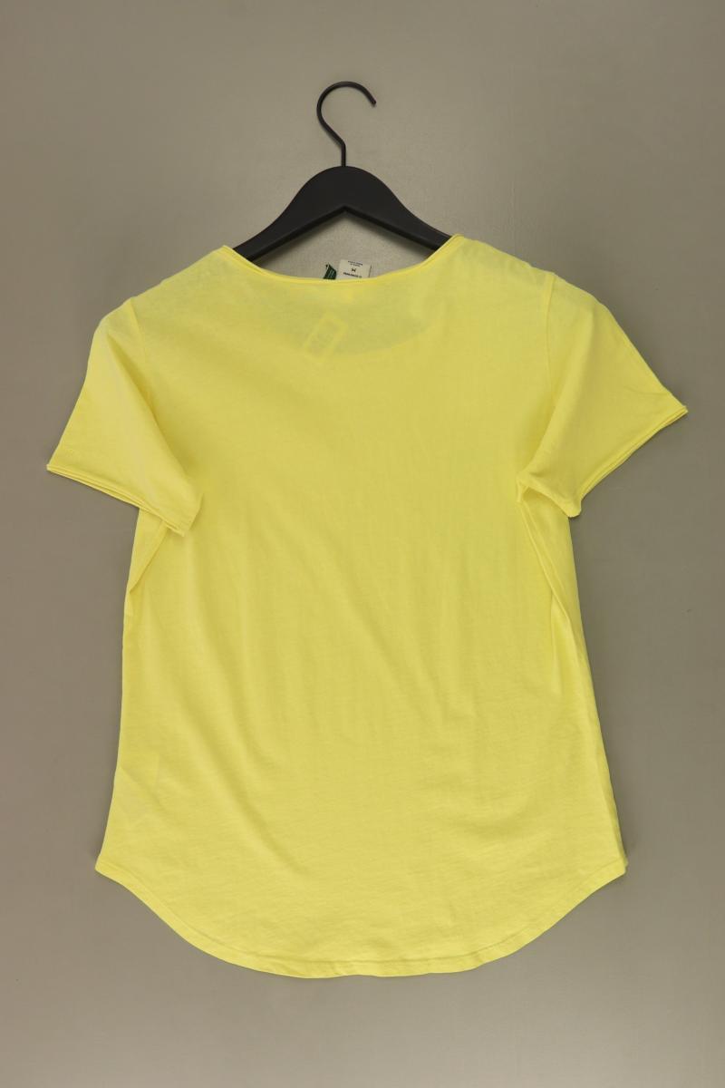 G-Star RAW T-Shirt Gr. M Kurzarm gelb aus Baumwolle