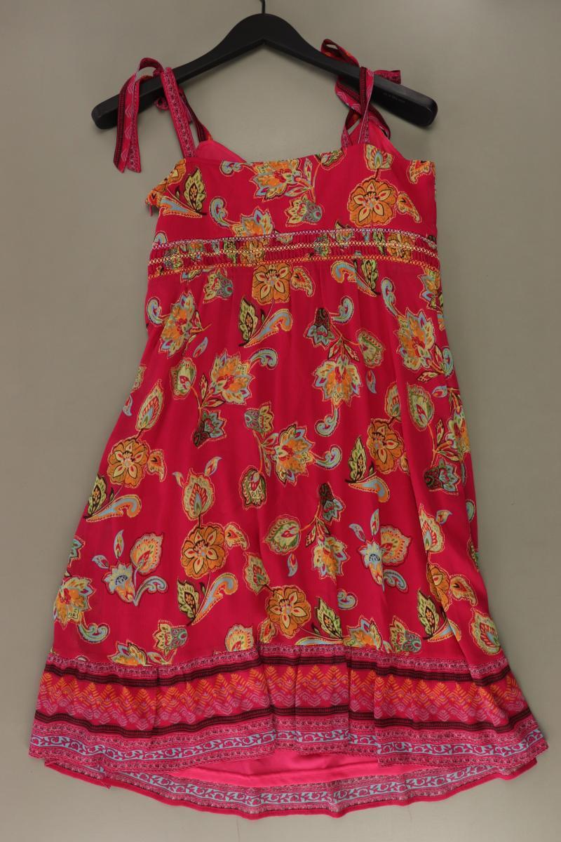 Esprit Trägerkleid Gr. 38 mit Paisleymuster pink aus Polyester