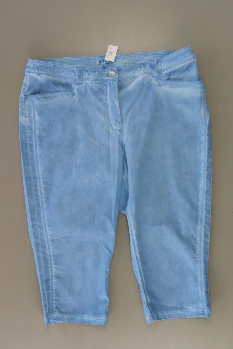PECKOTT 3/4 Hose Gr. 44 blau aus Baumwolle