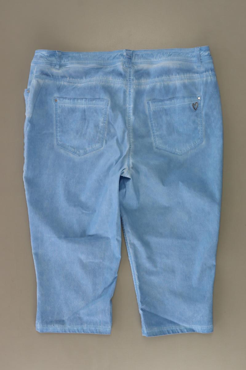PECKOTT 3/4 Hose Gr. 44 blau aus Baumwolle