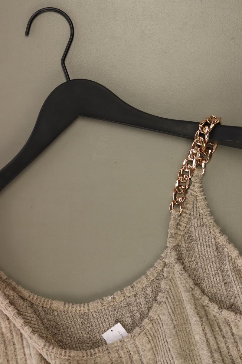 Shein Maxikleid Gr. XL neuwertig Träger grau aus Polyester