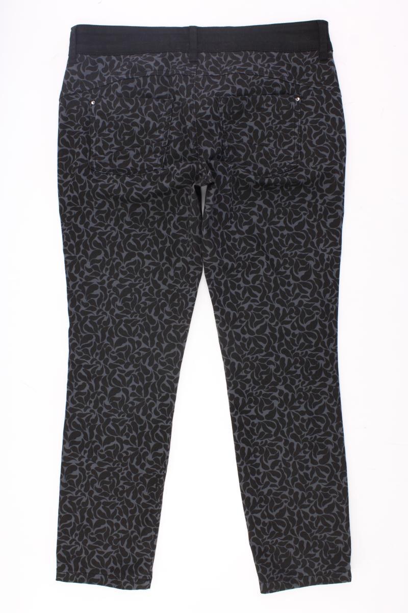 Street One Hose Gr. 38/L30 mit Tierdruck grau aus Baumwolle