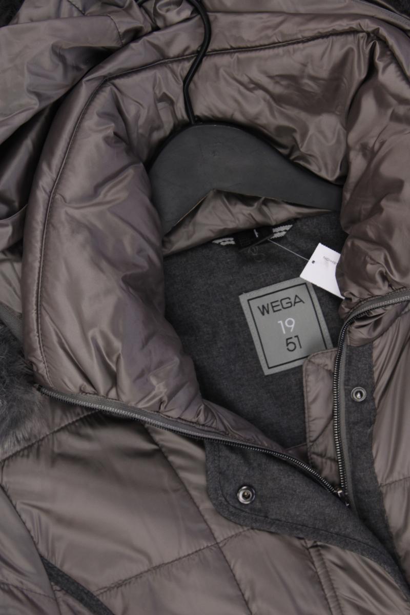 Wega Kapuzenjacke Gr. 42 neuwertig grau aus Polyamid
