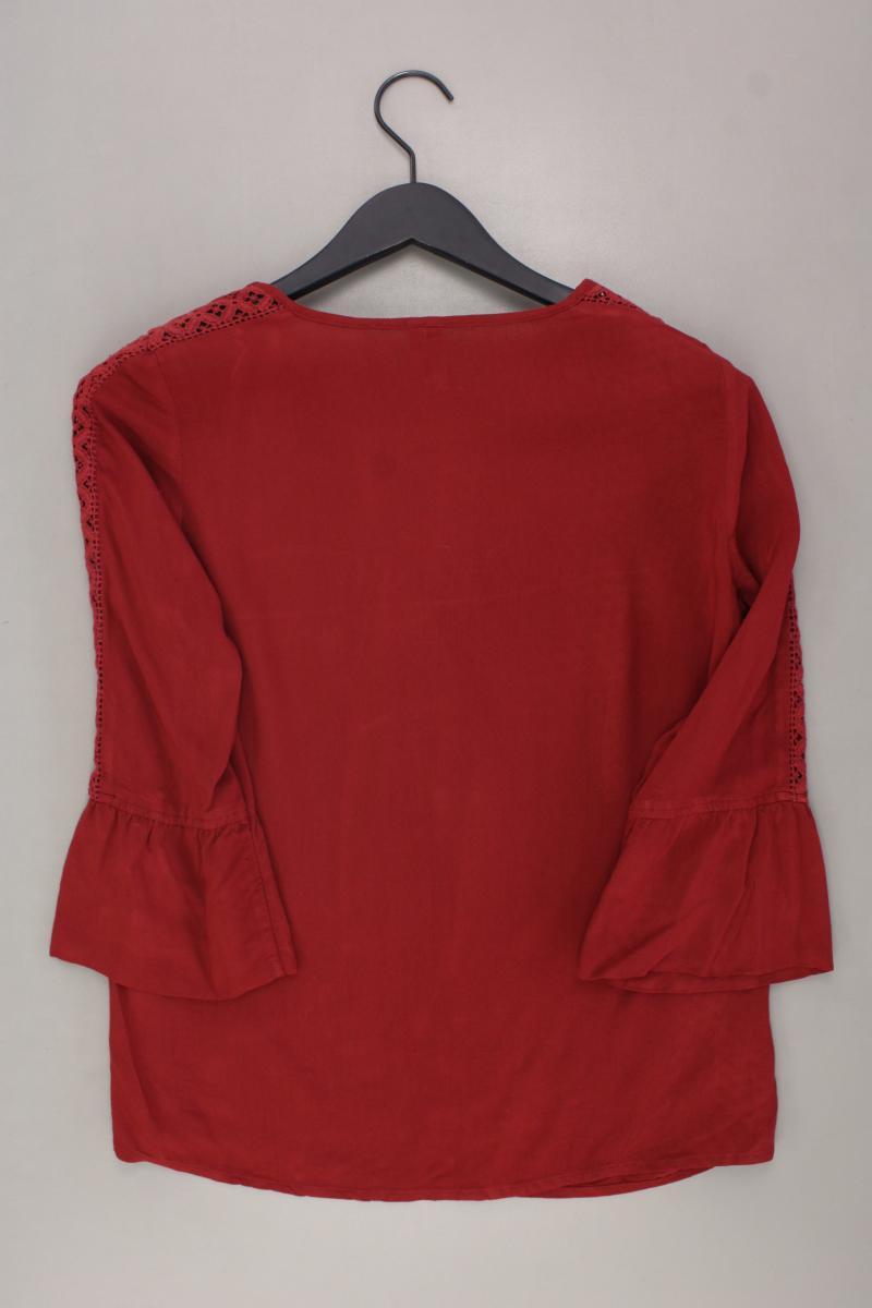 Vero Moda Classic Bluse Gr. S Trompetenärmel rot aus Viskose
