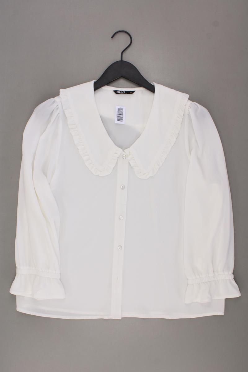 Only Langarmbluse Gr. 40 creme