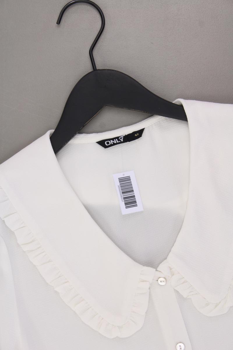 Only Langarmbluse Gr. 40 creme