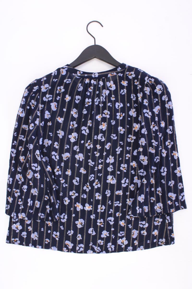 PART TWO Comfort Bluse Gr. 34 mit Blumenmuster neuwertig 3/4 Ärmel mit Glitzer