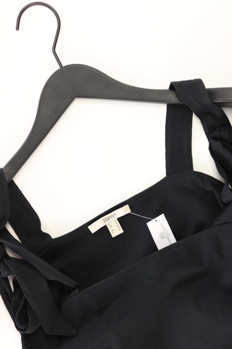 Esprit Trägerkleid Gr. S neuwertig schwarz aus Baumwolle